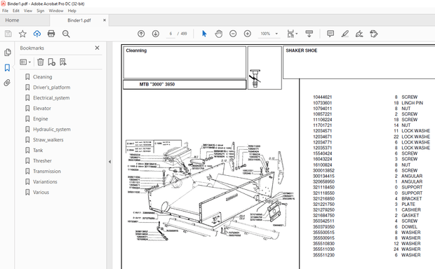Laverda 3850 Agricultural Tractor Parts Manual – PDF DOWNLOAD