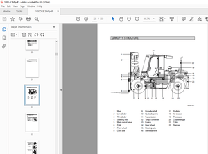 Hyundai 100D-9 Heavy-Duty Forklifts Service Manual 2023  - PDF DOWNLOAD