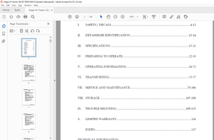 Hagie Hi-Tractor 204SP DETASSELER Operator’s Manual 493403 – PDF DOWNLOAD