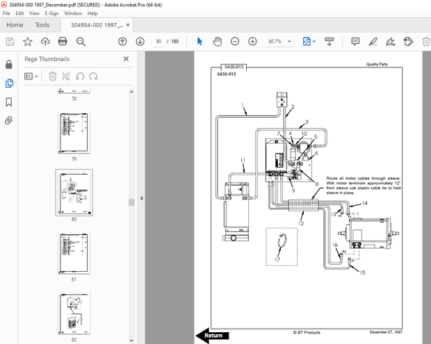 BT Prime-Mover CSX Electric Counter Balanced Stacker Truck Parts Manual - PDF DOWNLOAD