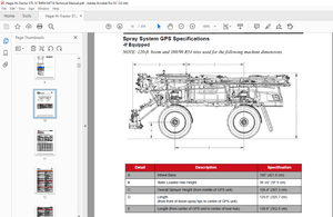 Hagie Hi-Tractor STS 14 Sprayer Technical Manual 493633 – PDF DOWNLOAD