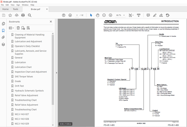 Crown Forklift WB Walkie Stacker Service Manual – PDF DOWNLOAD