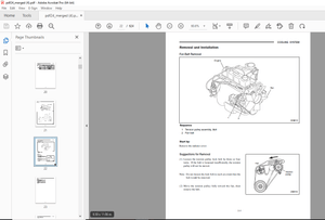 Mitsubishi Forklift Truck FG15N FG18N FG20CN FG20N FG20N   FG35N FD20N FD35N Service Manual PDF 