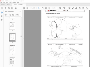 Terex Crane Quadstar 1075 Catalogo Parti di Ricambio 52651 – PDF DOWNLOAD