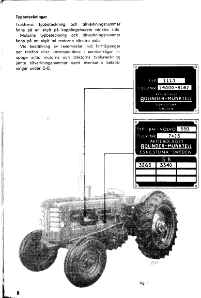 Instruktionsbok Volvo 350 Boxer – Download
