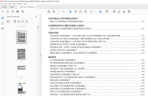 Xtreme XR1734-C CUMMINS TIER 4 FINAL Telehandler Parts Manual 2490163-000 PDF