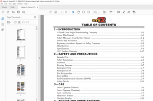 Hagie Hi-Tractor STS 12 Sprayer Technical Manual 493600 – PDF DOWNLOAD