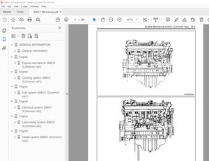 Isuzu Hitachi 6WG1 Engine Workshop Manual - PDF DOWNLOAD 