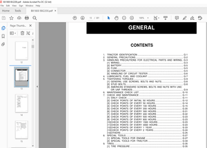 Kubota BX1800 BX2200 Tractor Workshop Manual – PDF DOWNLOAD