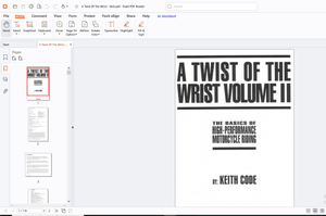 The Basics Of High Performance(A Twist Of the wrist Volume II)Motorcycle Riding Manual - PDF 