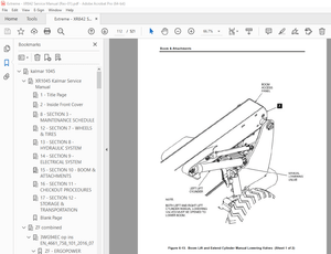 Xtreme Forklift XR842 XR1045 Cummins T4F / ZF Service Manual  - PDF DOWNLOAD