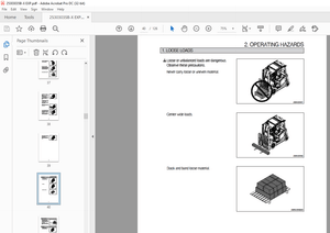 Hyundai Forklift 25/30/32/35B-X Operator’s Manual 2023 – PDF DOWNLOAD