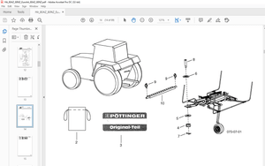 Pottinger Tractor HIT 80 AZ NZ EUROHIT 80 AZ NZ Spare parts list Manual – PDF DOWNLOAD