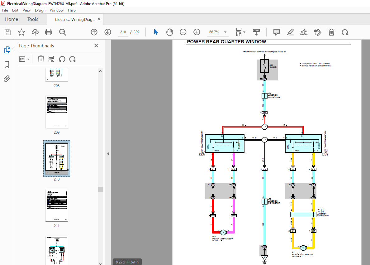 Toyota 2001 Land Cruiser UZJ100 Series Electrical Wiring Diagram Manual