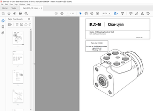 Gehl RS5-19 Eaton Steer Motor Series 10 Service Manual 913306 – PDF DOWNLOAD