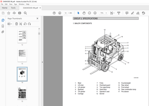 Hyundai Forklift 35/40/45/50D-9K Service Manual 2023 – PDF DOWNLOAD