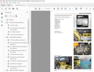 Ammann ARS 110 Single Drum Roller Operating Manual 3001216 - PDF