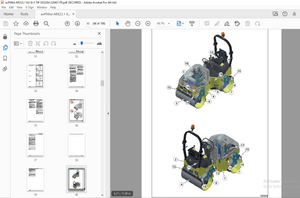 AMMANN ARX 23.1 ARX 26.1 ROULEAU TANDEM MANUEL D&#x27;UTILISATION - PDF
