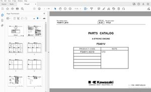KAWASAKI 4-STROKE ENGINE PARTS MANUAL FS481V-AS10 PM - PDF DOWNLOAD