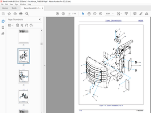 Bendi Landoll B3/30 AC/DS Articulated Counterbalance Forklift Parts Manual – PDF DOWNLOAD