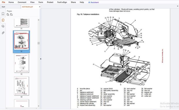 Cat Bucyrus 7MFBH-48A Feeder Breaker Operation Manual A6474X269 – PDF DOWNLOAD