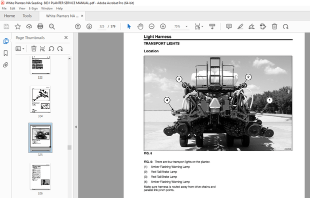 White NA Seeding 8831 Planters Service Manual 79033771 – PDF DOWNLOAD