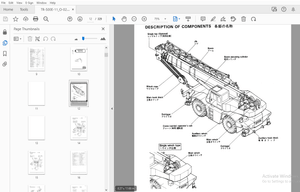 Tadano TR-500E Hydraulic Crane Operation &amp; Maintenance Manual – PDF
