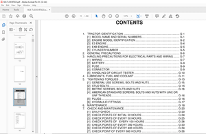 Kubota B26 TL500 BT820 Tractor, Front Loader, Backhoe Workshop Manual – PDF DOWNLOAD