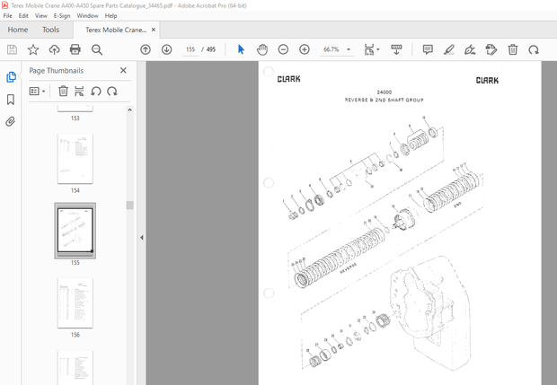 Terex Mobile Crane A400-A450 Parts Manual 34465 – PDF DOWNLOAD