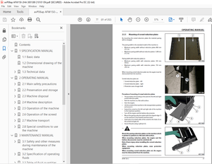 Ammann AFW 150-2 Asphalt Paver, Wheeled Operating Manual 3001389 PDF