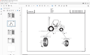 MANITOU Forklift MSI30D Turbo Series 1-E2 PARTS MANUAL – PDF DOWNLOAD