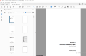 Ammann AV 130 X Kloubový tandemový válec Dílenská prírucka PDF