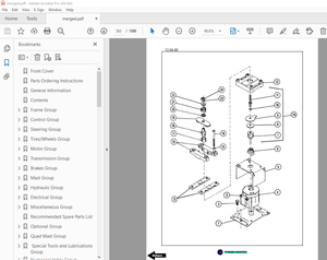 BT Prime-Mover RC-30B ELECTRIC STAND-UP RIDER COUNTERBALANCED TRUCK Parts Manual - PDF DOWNLOAD 