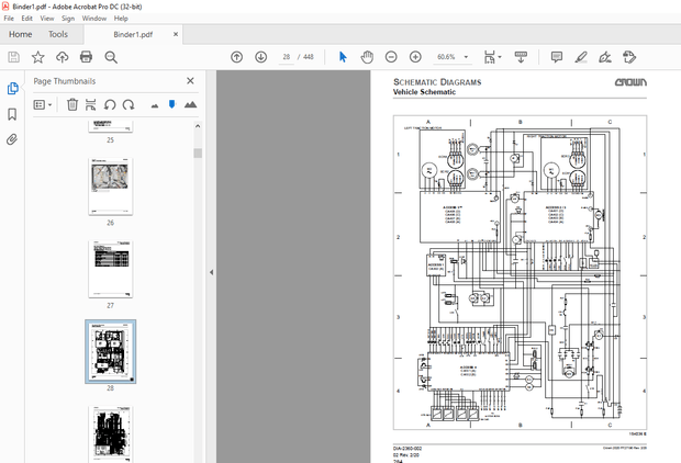 Crown Forklift 60 Series Service Manual – PDF DOWNLOAD 