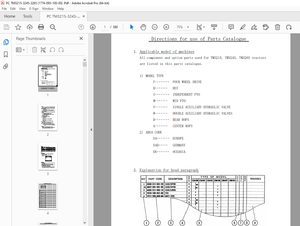 Iseki TM3215, TM3245, TM3265 Tractor Parts Manual 177-095-100-00 - PDF DOWNLOAD