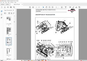 Cat Bucyrus Hydraulic Excavator RH 40E Operating Instructions Manual BI651435 – PDF DOWNLOAD