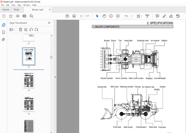 Hyundai HL760-7B Wheel Loader Operator’s Manual – PDF DOWNLOAD