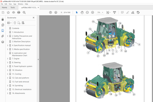 Ammann ARX 110 Tandem Roller Workshop Manual 3031385 - PDF