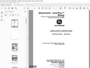 John Deere 6110M 6125M 6130M 6140M 6145M 6155M 6175M 6195M (MY20) Instruction Manual - PDF DOWNLOAD