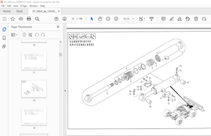Wacker Neuson WD 3800 Excavator Ersatzteilliste 1000015271 - PDF DOWNLOAD 