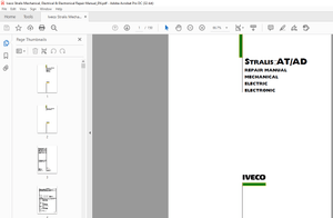 Iveco Truck Stralis Mechanical, Electrical &amp; Electronical Repair Manual - PDF DOWNLOAD