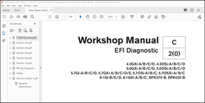 Volvo Penta 4.3GXi-A B C D – 8.1Gi-A B C D, DPX375420-B EFI Diagnostic Woskshop Manual_379423196 PDF