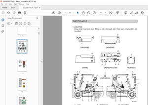 Hyundai Forklift 20DT-7 25DT-7 30DT-7 33DT-7 Operator’s Manual 2023 – PDF DOWNLOAD