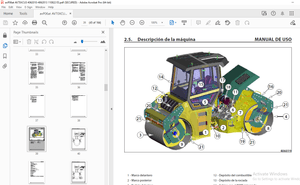 AMMANN AV 70 X Rodillo de articulación de tándem Manual de instrucciones 4062010 - PDF