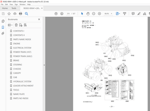 KCM WHEEL LOADER 30ZV-2 PARTS CATALOG Manual 93302-00041 - PDF DOWNLOAD