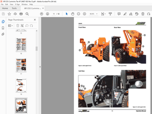 XTREME Telehandler XR1255 Cummins Tier 4F Operation &amp; Safety Manual PDF