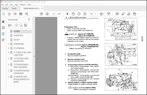 Komatsu 108-2 Series Diesel Engine Shop Manual SEBM006906 – PDF DOWNLOAD