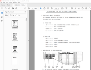 Iseki SG153H Lawn &amp; Garden Tractor Parts Manual (1608-097-100-10) - PDF DOWNLOAD