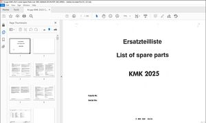 KRUPP KMK 2025 Truck Crane Parts Manual EN_DE_FR – PDF DOWNLOAD