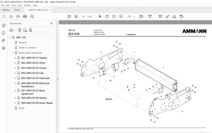 Ammann ARS 130 Single Drum Roller Parts Catalogue Manual 3037492 - PDF